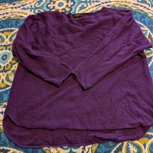 Charter Club Cashmere Sweater in Rich Purple